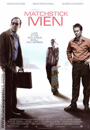 Matchstick Men 2003 poster Nicolas Cage Ridley Scott