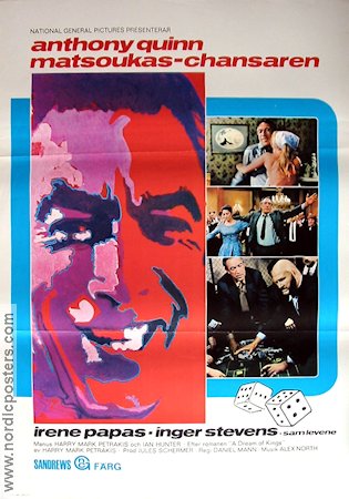 Matsoukas 1970 movie poster Anthony Quinn Find more: Greece Gambling