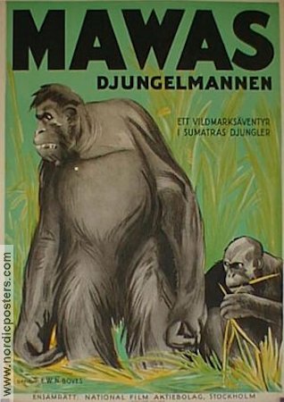 Mawas djungelmannen 1930 movie poster Documentaries