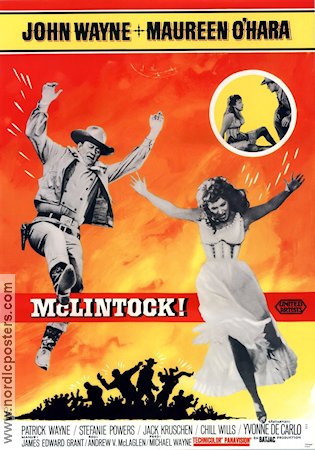 McLintock 1964 movie poster John Wayne Maureen O´Hara
