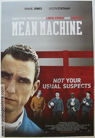Mean Machine 2001 poster Vinnie Jones Barry Skolnick