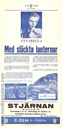 Med släckta lanternor 1934 poster Annabella Victor Francen Gabriel Signoret Marcel L´Herbier