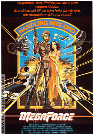 Megaforce 1983 poster Barry Bostwick Hal Needham