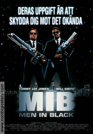 MIB Men in Black 1997 poster Tommy Lee Jones Barry Sonnenfeld