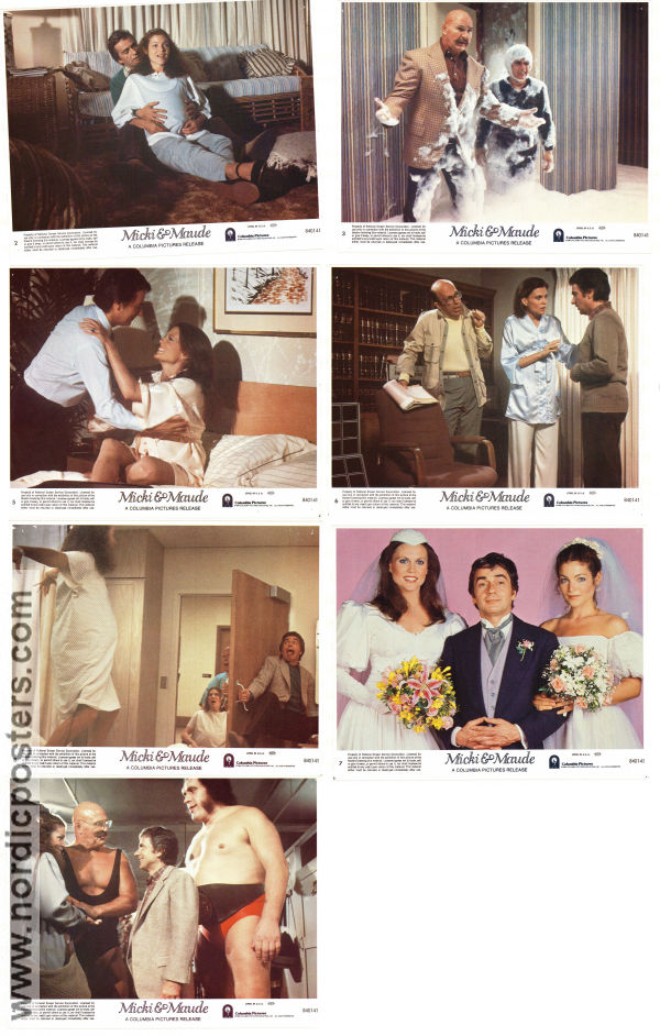 Micki and Maude 1984 large lobby cards Dudley Moore Blake Edwards