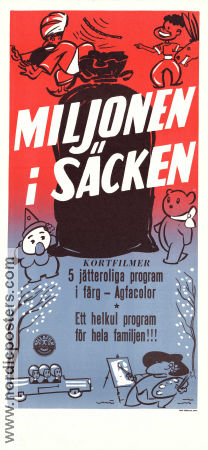 Miljonen i säcken 1956 poster Nikolay Litvinov Dmitriy Babichenko Animerat Ryssland