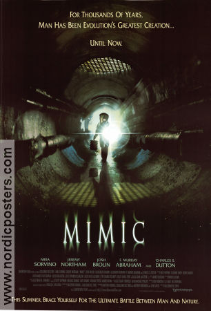 Mimic 1997 movie poster Mira Sorvino Josh Brolin Guillermo del Toro