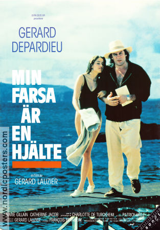 Mon pere ce héros 1994 poster Gerard Depardieu Gérard Lauzier