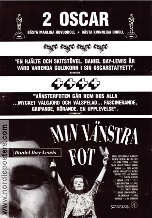 My Left Foot: The Story of Christy Brown 1989 poster Daniel Day-Lewis Jim Sheridan