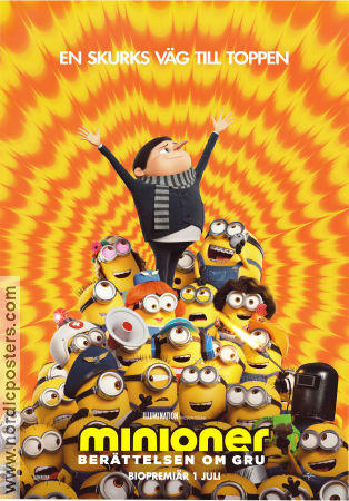 Minions: The Rise of Gru 2022 movie poster Steve Carell Kyle Balda Animation