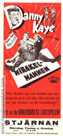 Mirakelmannen 1945 poster Danny Kaye Virginia Mayo Vera-Ellen H Bruce Humberstone Musikaler