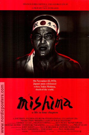 Mishima 1985 movie poster Ken Ogata Francis Ford Coppola Asia