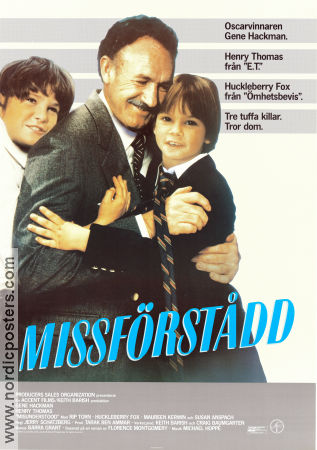 Misunderstood 1983 movie poster Gene Hackman Henry Thomas Rip Torn Jerry Schatzberg Kids
