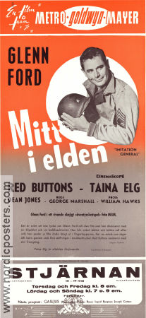 Imitation General 1958 movie poster Glenn Ford Red Buttons Taina Elg George Marshall