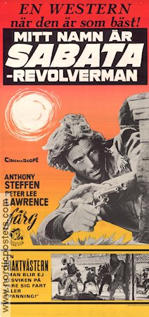 Arriva Sabata! 1970 movie poster Anthony Steffen Peter Lee Lawrence Eduardo Fajardo Tulio Demicheli
