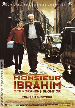 Monsieur Ibrahim et les fleurs du Coran 2003 movie poster Omar Sharif Pierre Boulanger Gilbert Melki Francois Dupeyron