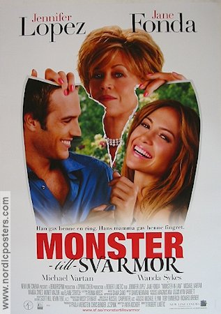 Monster-In-Law 2005 movie poster Jennifer Lopez Michael Vartan Jane Fonda Robert Luketic