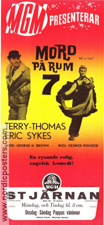 Mord på rum 7 1962 poster Terry-Thomas Eric Sykes Dennis Price George Pollock