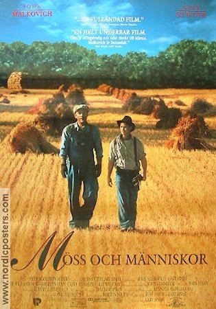 Of Mice and Men 1992 movie poster John Malkovich Gary Sinise Writer: John Steinbeck