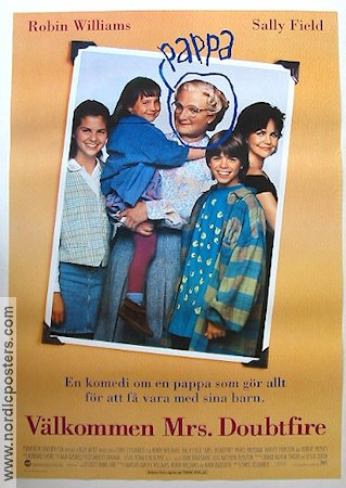 Mrs Doubtfire 1993 poster Robin Williams Chris Columbus