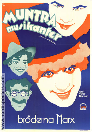 Animal Crackers 1930 poster Groucho Marx Victor Heerman