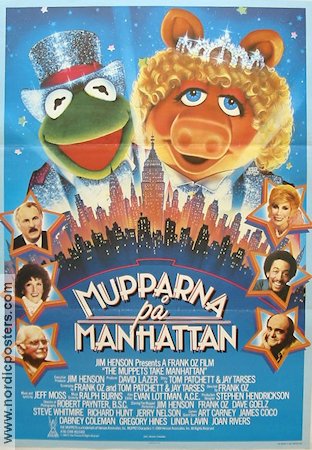 The Muppets Take Manhattan 1984 movie poster The Muppets Jim Henson