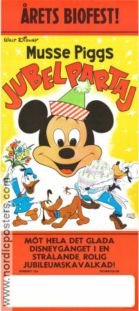 Musse Piggs jubelpartaj 1970 movie poster Musse Pigg Mickey Mouse