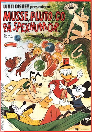 Cartoon Carousel 1982 movie poster Musse Pigg