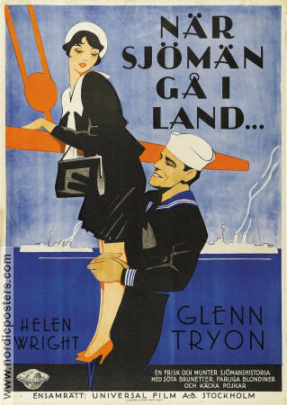 Dames Ahoy 1930 movie poster Glenn Tryon Helen Wright William James Craft