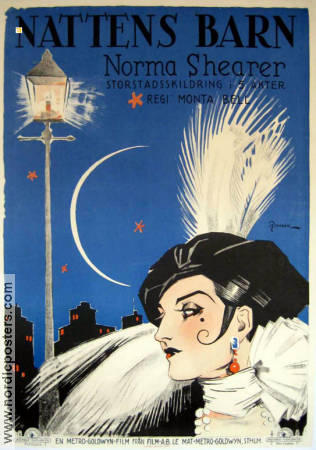 Lady of the Night 1925 movie poster Norma Shearer