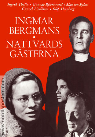 Winter Light 1963 poster Ingrid Thulin Ingmar Bergman