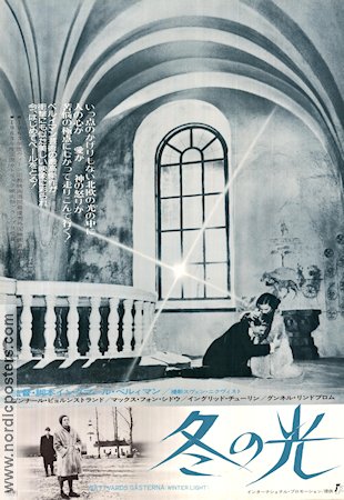 Winter Light 1963 poster Ingrid Thulin Ingmar Bergman