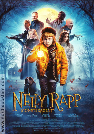 Nelly Rapp: Monster Agent 2020 movie poster Matilda Gross Lily Wahlsteen Marianne Mörck Amanda Adolfsson