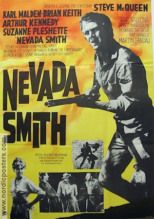 Nevada Smith 1966 movie poster Steve McQueen Karl Malden Brian Keith Henry Hathaway