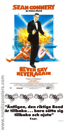 Never Say Never Again 1983 poster Sean Connery Irvin Kershner