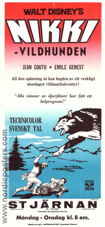 Nikki vildhunden 1961 poster Jean Coutu Émile Genest Uriel Luft Jack Couffer Hundar