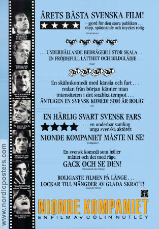 Nionde kompaniet 1987 movie poster Tomas Fryk Thomas Hanzon Harald Hamrell Colin Nutley
