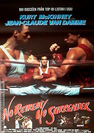 No Retreat No Surrender 1985 movie poster Kurt McKinney Jean-Claude Van Damme Boxing