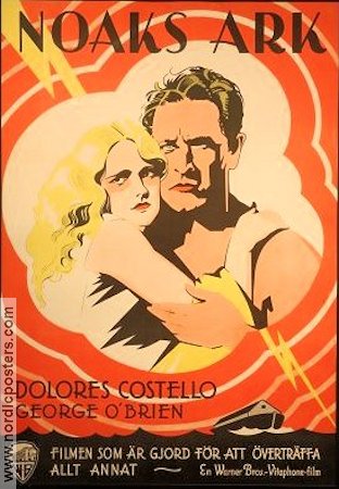 Noah´s Ark 1928 movie poster Dolores Costello George O´Brien Ships and navy