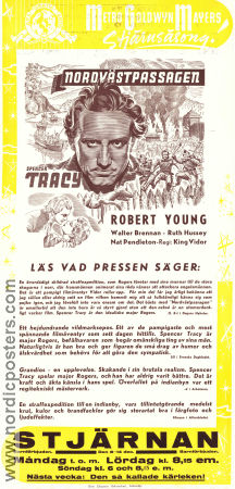 Nordvästpassagen 1940 poster Spencer Tracy Robert Young Walter Brennan King Vidor