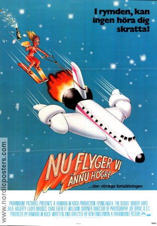 Airplane II: The Sequel 1982 movie poster Robert Hays Julie Hagerty Lloyd Bridges Ken Finkleman Planes