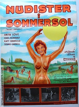 Nudist Paradise 1958 movie poster Anita Love