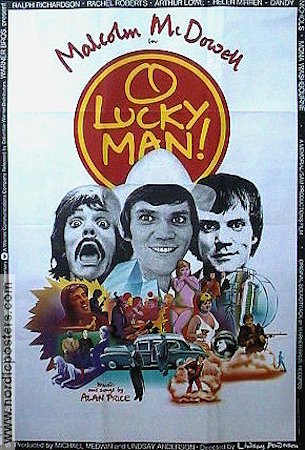 O Lucky Man 1973 poster Malcolm McDowell