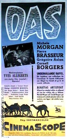 Oase 1956 movie poster Michele Morgan