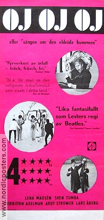 Oj oj oj 1966 movie poster Sven Tumba Lasse Åberg Ardy Strüwer Torbjörn Axelman