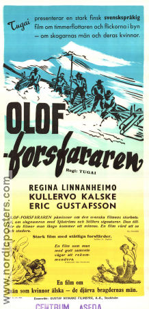 Olof forsfararen 1947 poster Regina Linnanheimo Kullervo Kalske Eric Gustafson Teuvo Tulio Finland