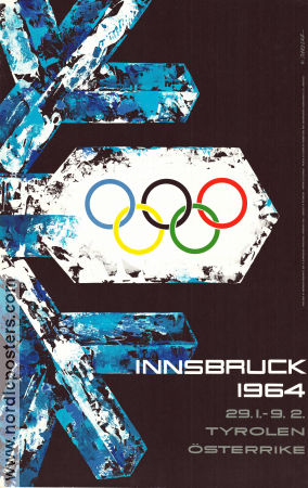 Olympic Games Innsbruck 1964 poster Olympic Winter sports