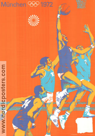 Olympic Games München Basket 1972 poster Olympic Sports