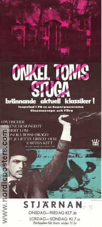 Onkel Toms stuga 1965 poster John Kitzmiller Herbert Lom Olive Moorefield Géza von Radvanyi