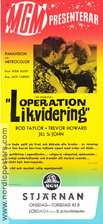 The Liquidator 1965 movie poster Rod Taylor Trevor Howard Jill St John Jack Cardiff Agents